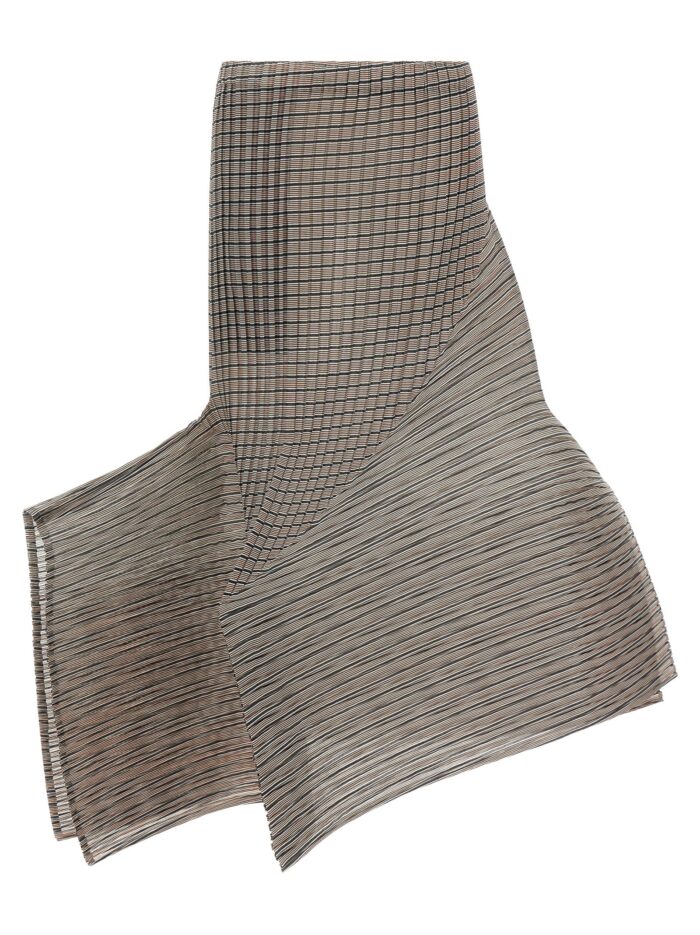 issey miyake 'generic stripes (machine pleats)' skirt ISSEY MIYAKE 'Generic Stripes (Machine Pleats)' Skirt