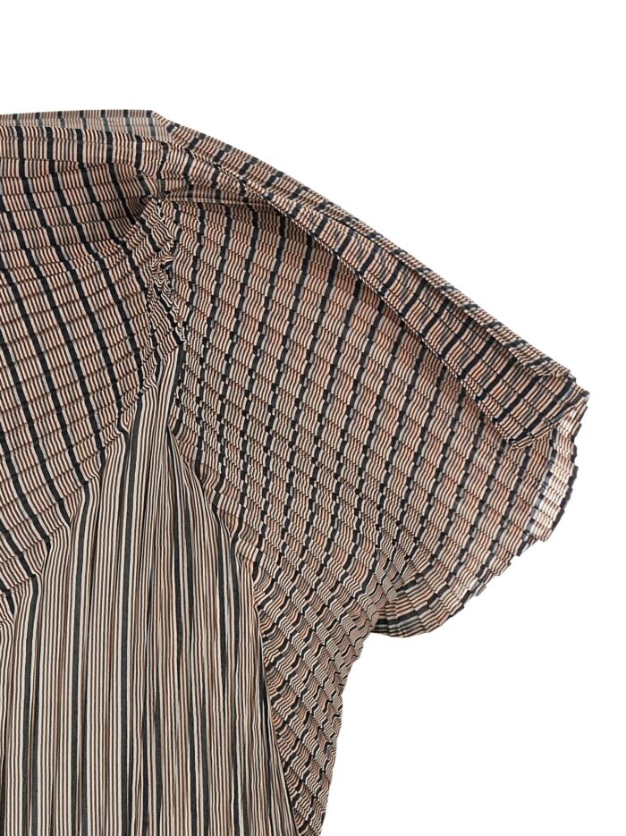 ISSEY MIYAKE 'Generic Stripes (Machine Pleats)' Top