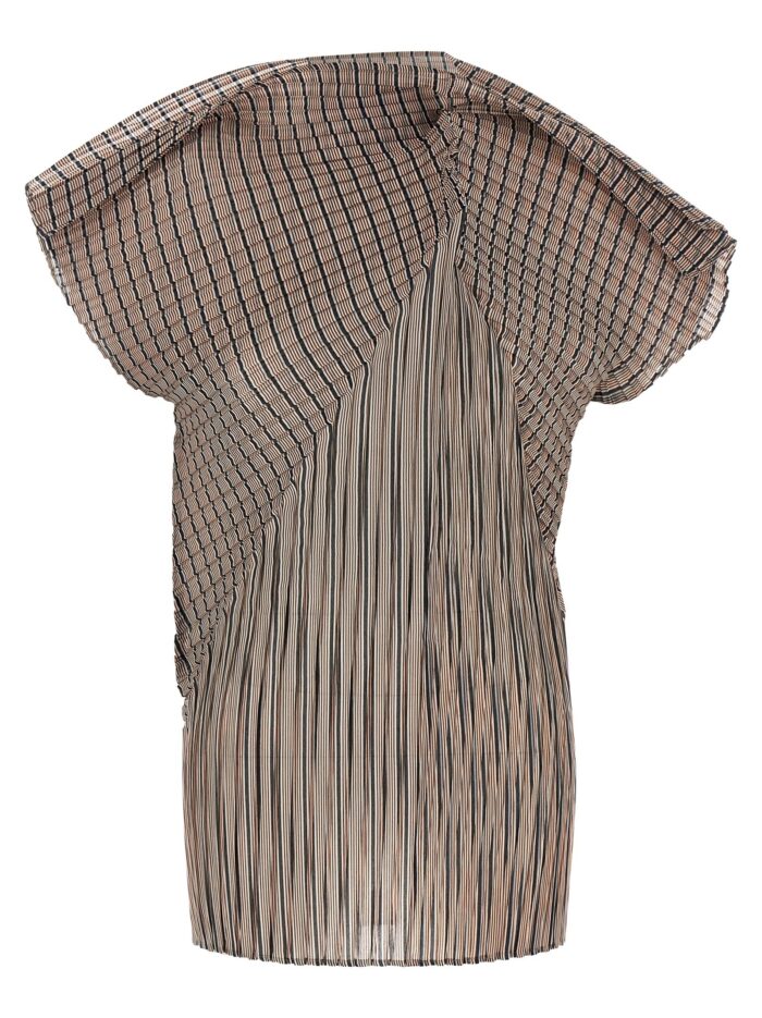 issey miyake 'generic stripes (machine pleats)' top ISSEY MIYAKE 'Generic Stripes (Machine Pleats)' Top