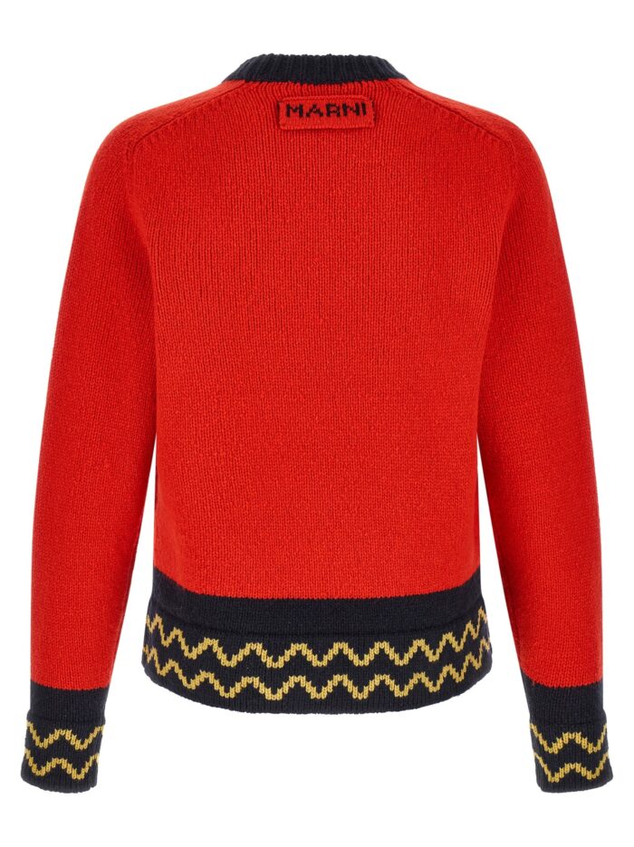 Marni Geometric Intarsia Sweater