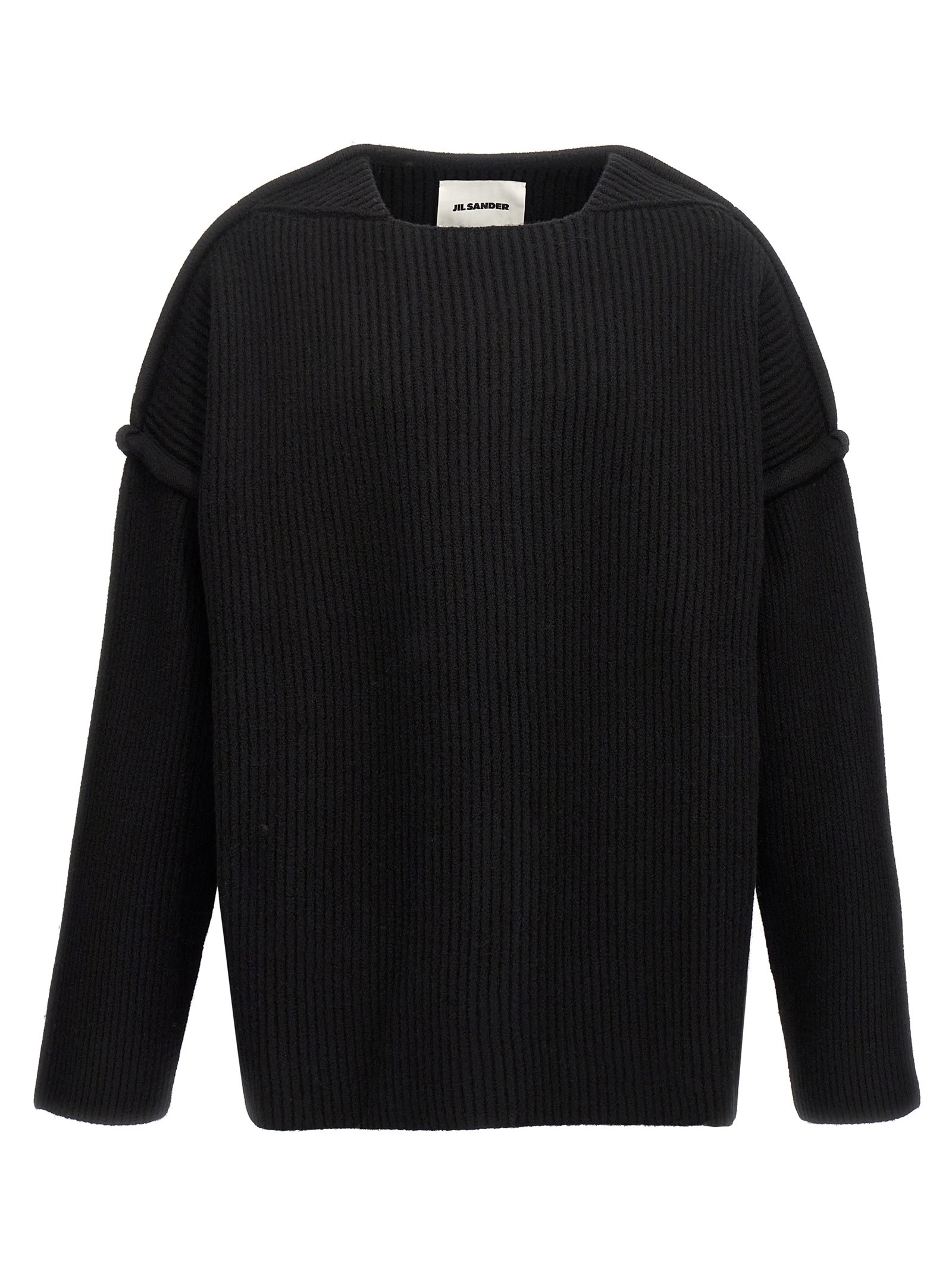 JIL SANDER Geometric Neckline Sweater