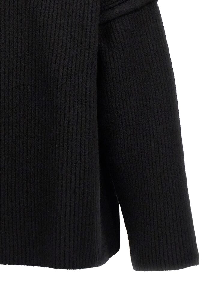 JIL SANDER Geometric Neckline Sweater