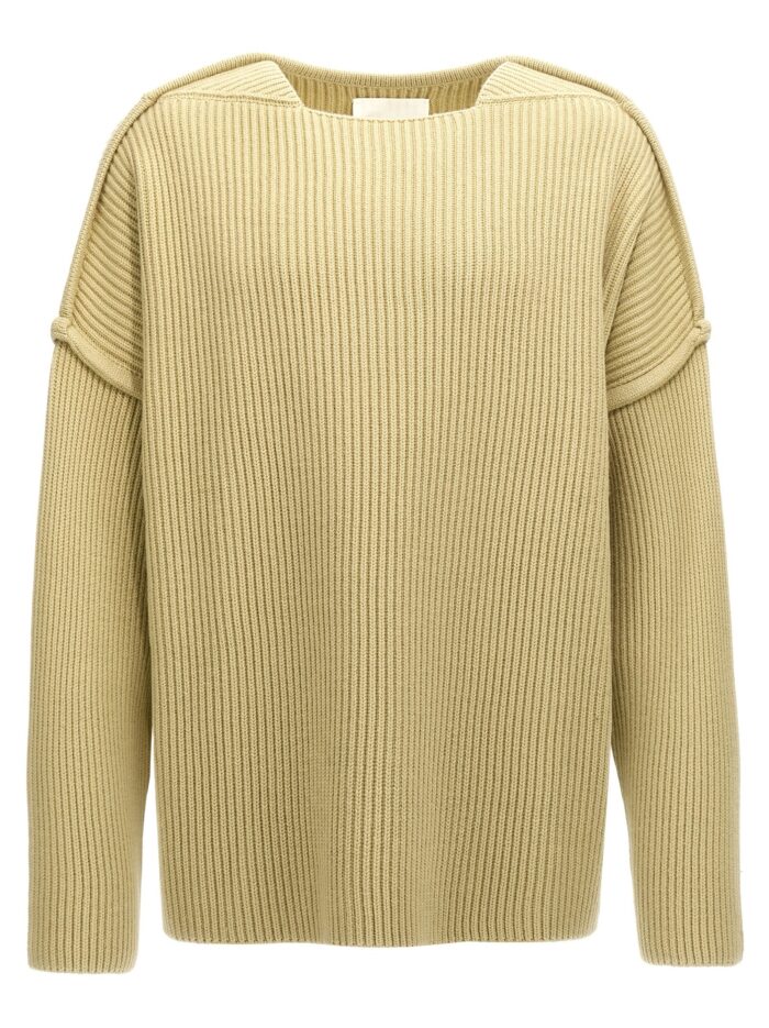 jil sander geometric neckline sweater JIL SANDER Geometric Neckline Sweater