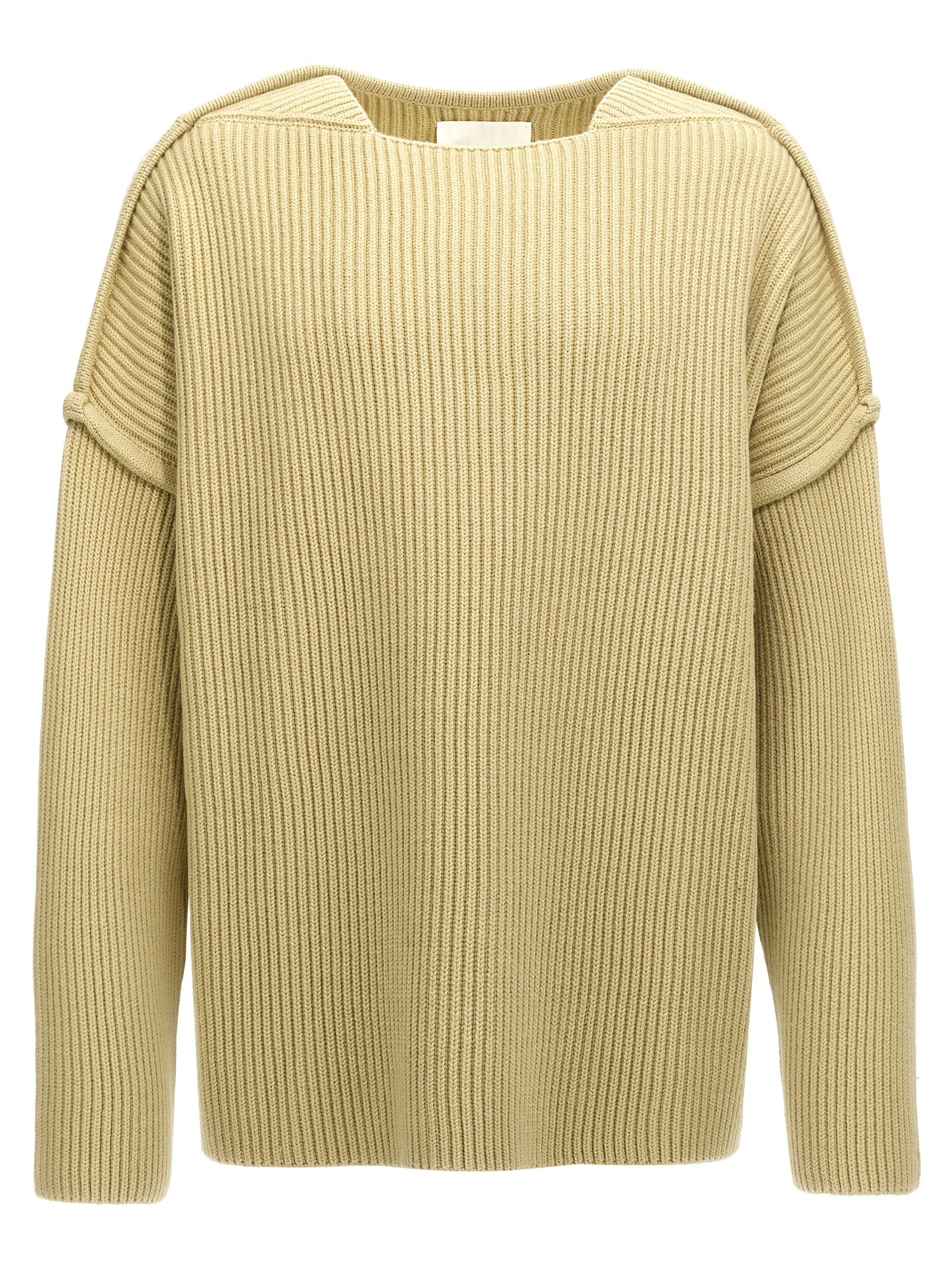 JIL SANDER Geometric Neckline Sweater