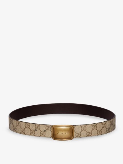 Gucci Gg Coated Canvas Belt