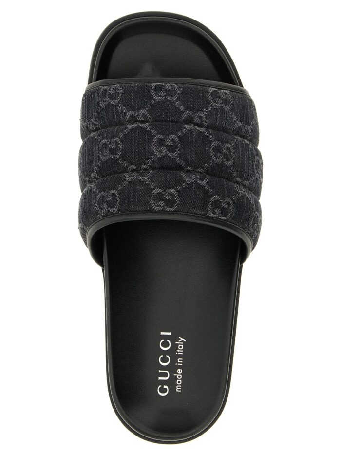 Gucci GG Denim Slides
