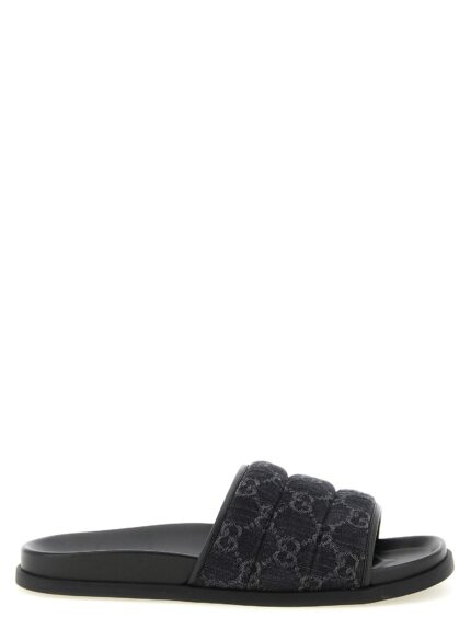 Gucci GG Denim Slides