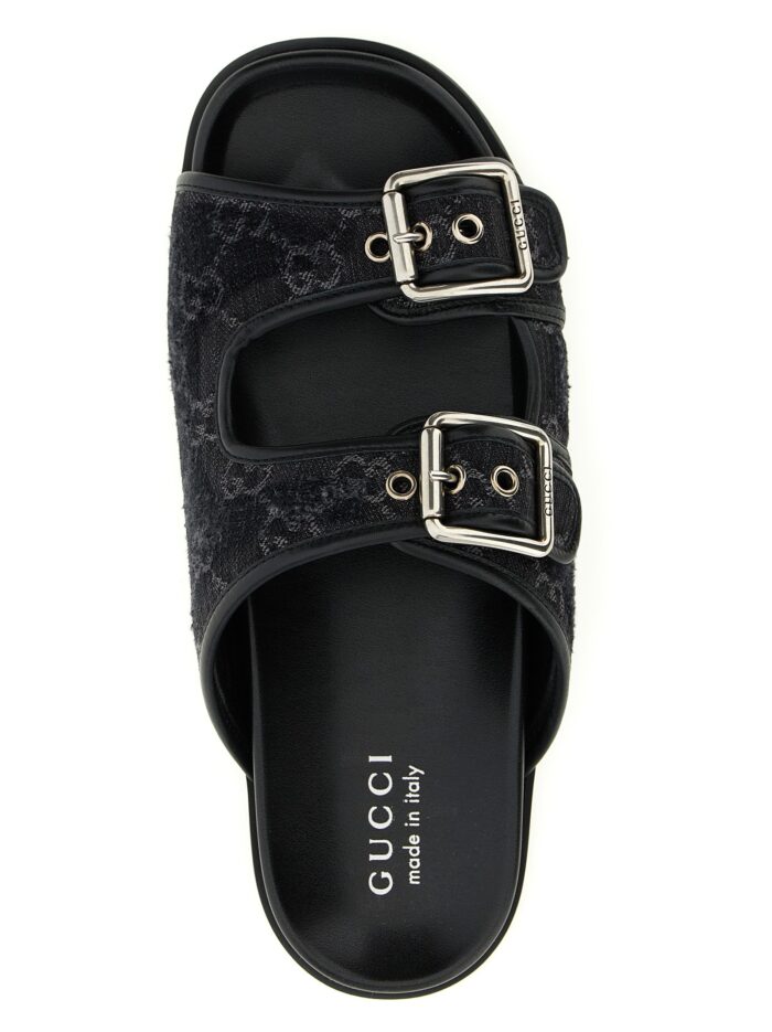 Gucci GG Denim Slides