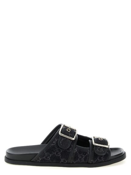 Gucci GG Denim Slides