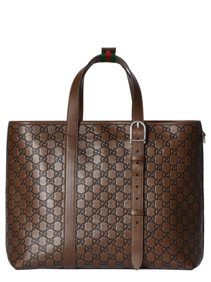 gucci "gg emblem" tote bag Gucci "GG EMBLEM" TOTE BAG
