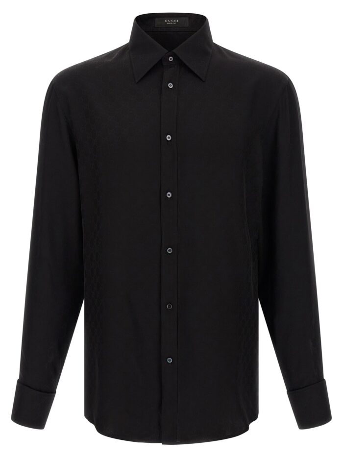 gucci gg fluid fabric shirt Gucci GG Fluid Fabric Shirt