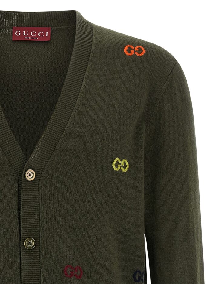 Gucci GG Intarsia Cardigan