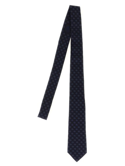 Gucci GG Jacquard Silk Tie