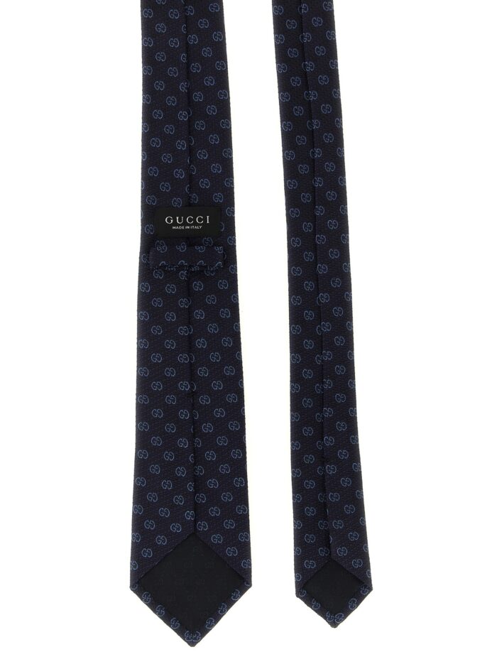 Gucci GG Jacquard Silk Tie