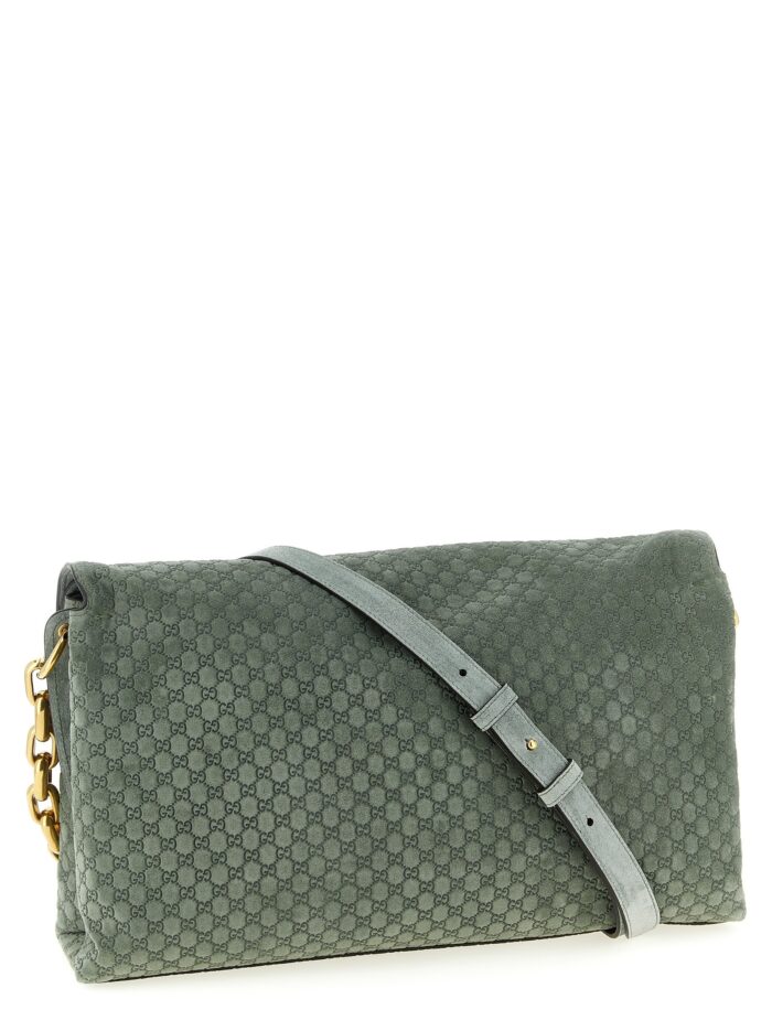 Gucci GG Large Suede Shoulder Bag
