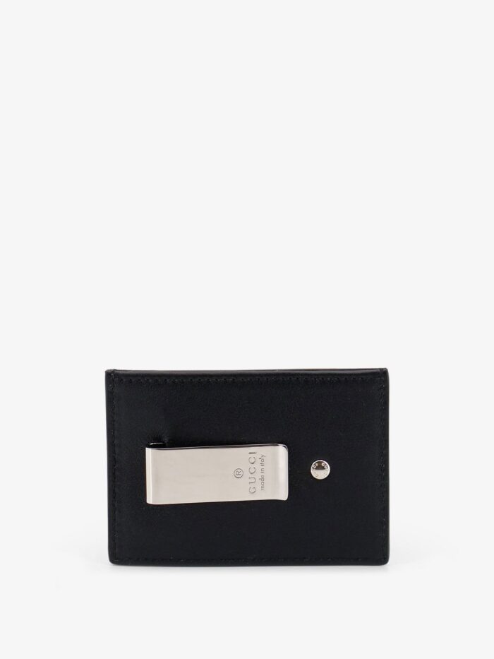 Gucci Gg Marmont Leather Card Holder With Money Clip