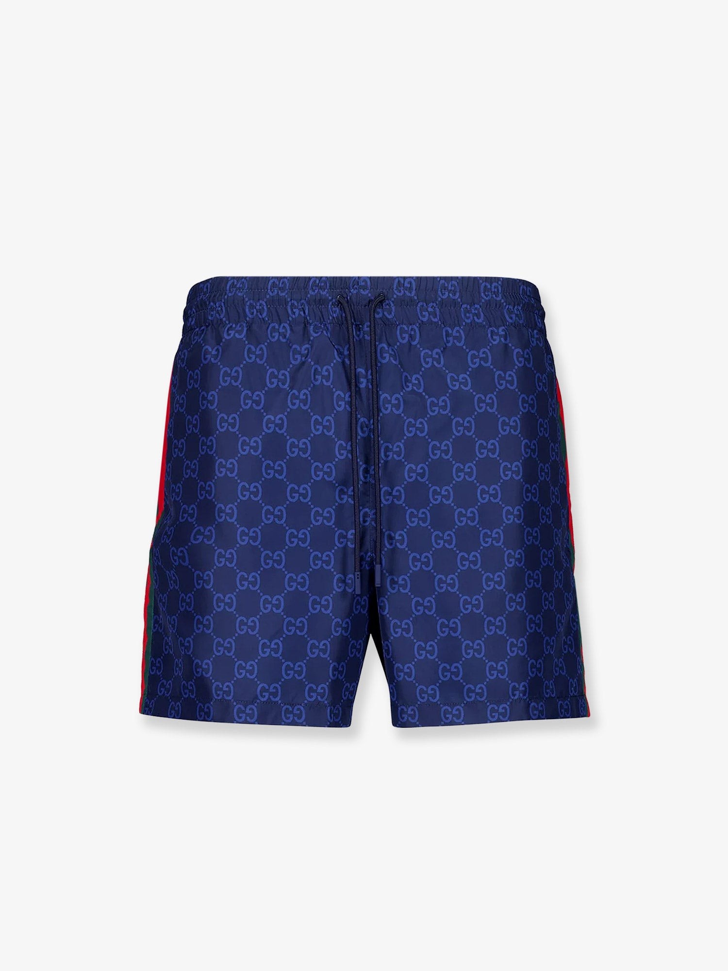 Gucci Nylon Swim Shorts With All-over Gg Motif