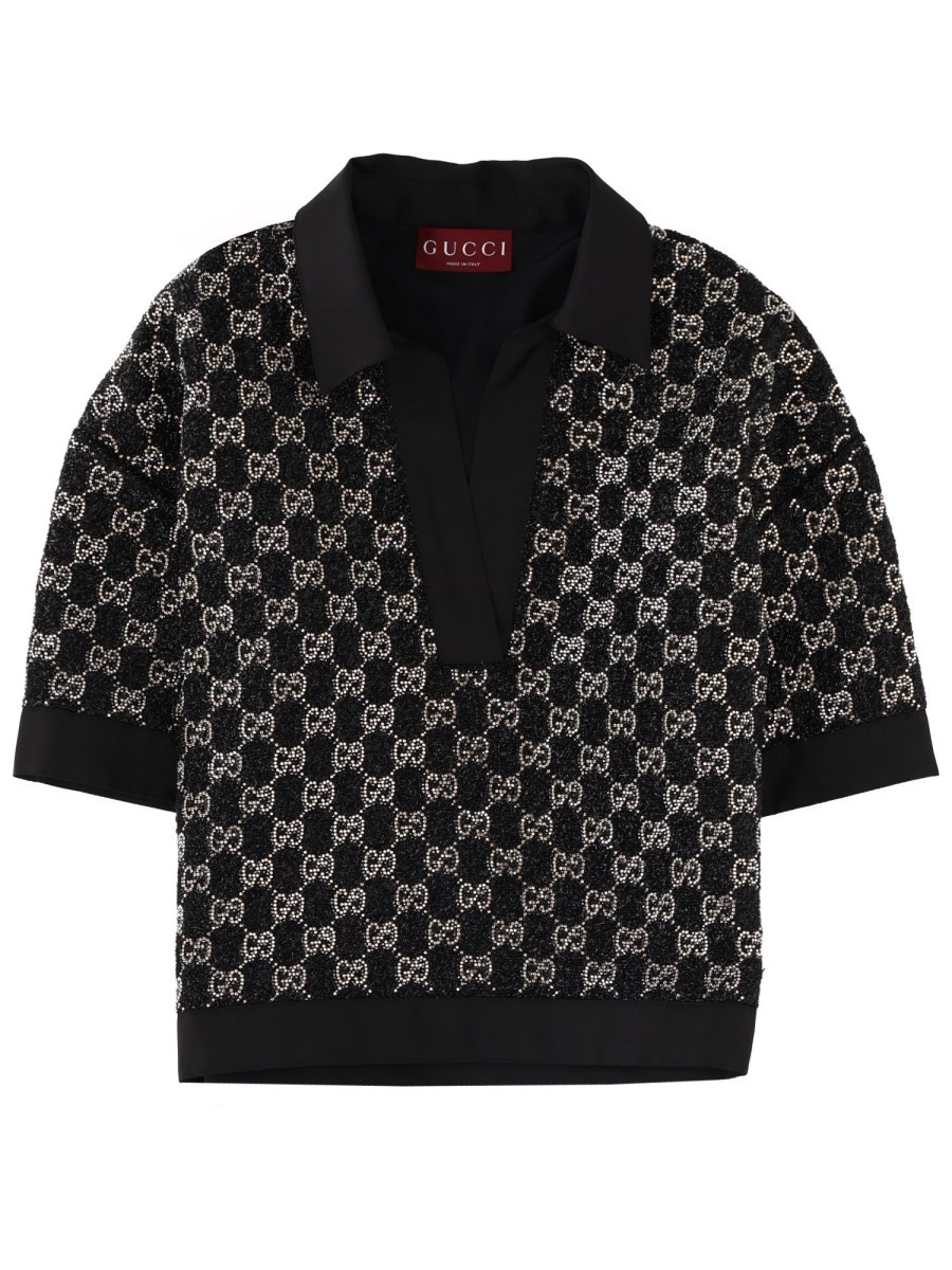 Gucci GG TOP WITH CRYSTALS