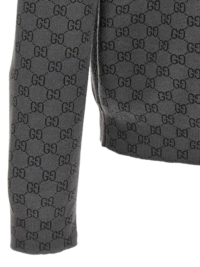 Gucci GG Wool And Silk Cardigan