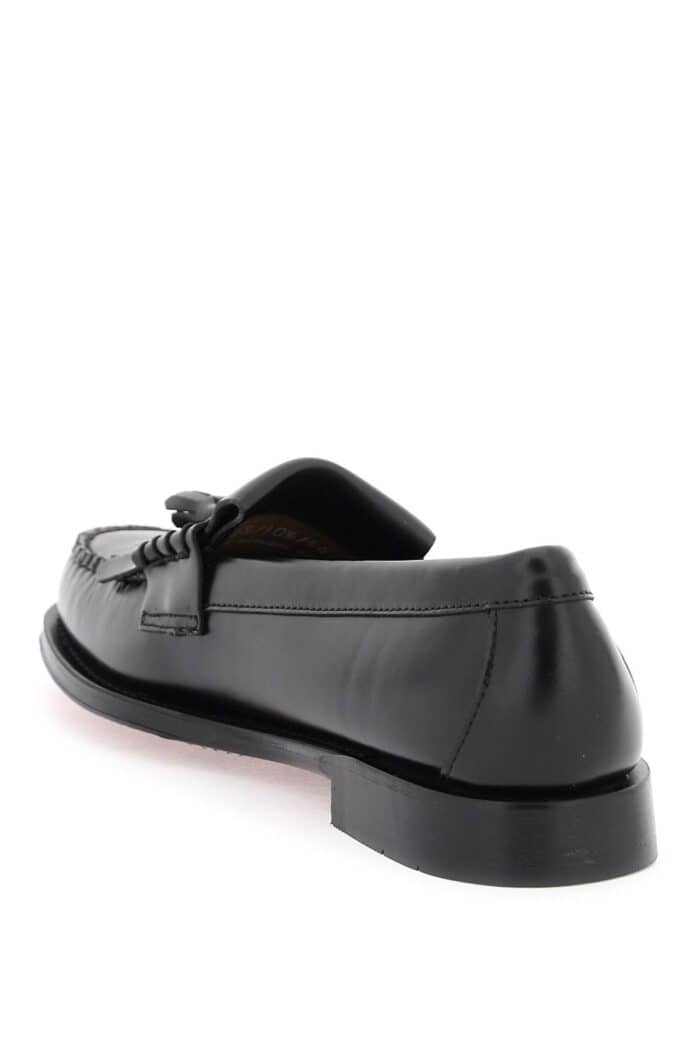 G.h. Bass Esther Kiltie Weejuns Loafers In Brushed Leather