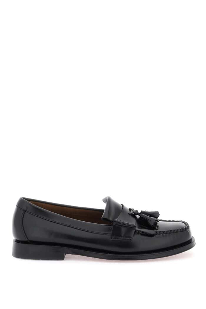 G.h. Bass Esther Kiltie Weejuns Loafers In Brushed Leather