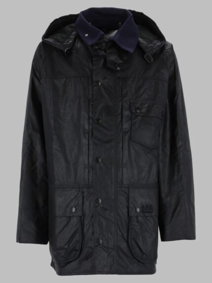 BARBOUR X A.P.C. Giacca "Beaufort" In Cotone Cerato