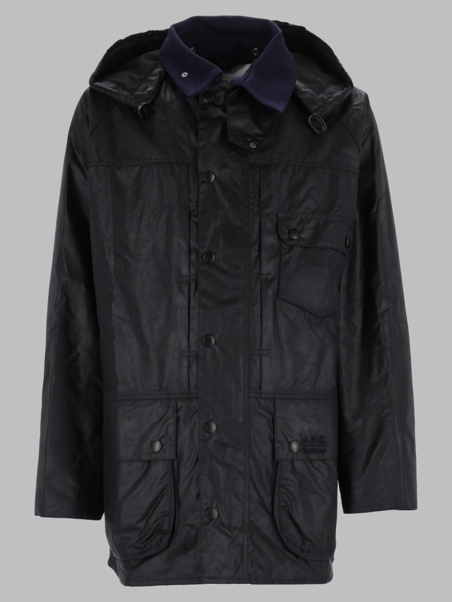 BARBOUR X A.P.C. Giacca "Beaufort" In Cotone Cerato