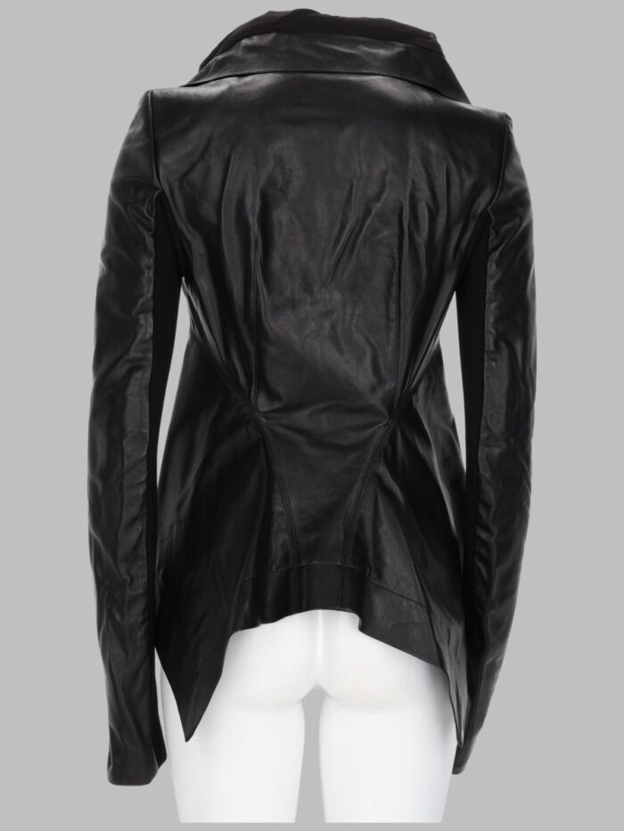 RICK OWENS GIACCA BIKER IN PELLE "NASKA"