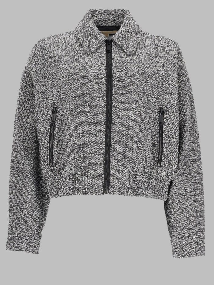 MICHAEL BY MICHAEL KORS GIACCA BOMBER IN COTONE CON ZIP