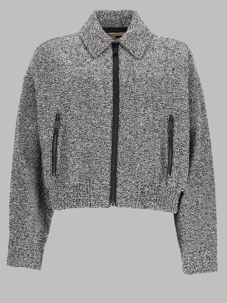 MICHAEL BY MICHAEL KORS GIACCA BOMBER IN COTONE CON ZIP