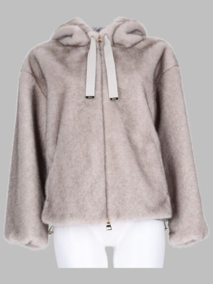 Herno GIACCA BOMBER IN ECO-PELLICCIA