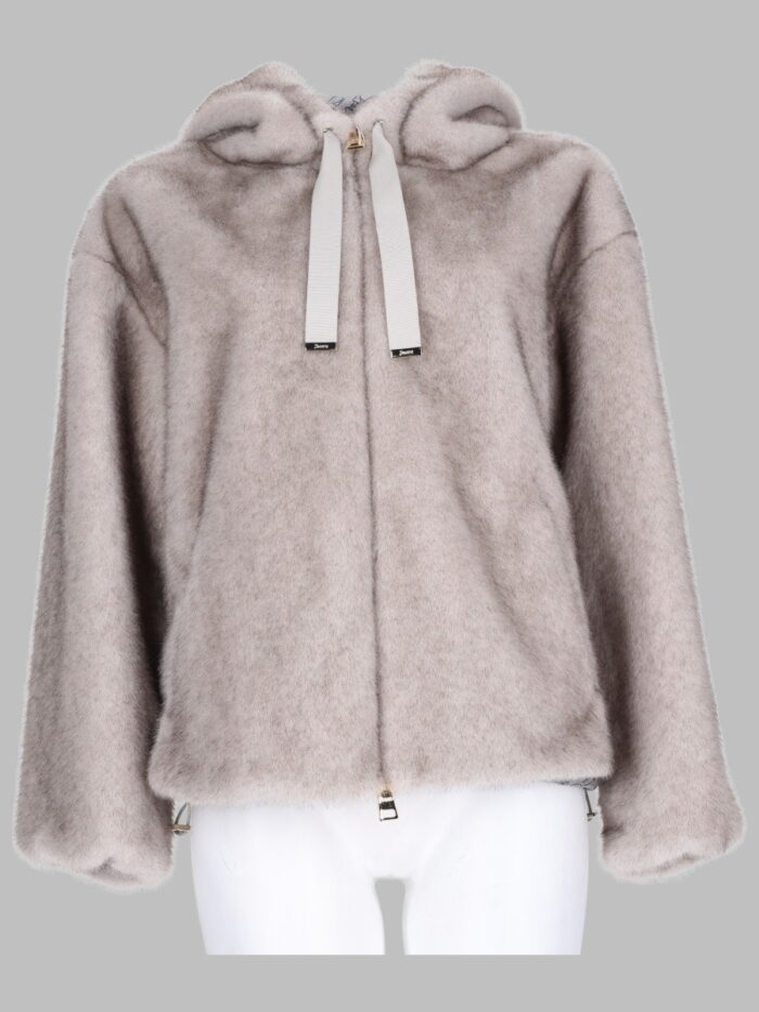 Herno GIACCA BOMBER IN ECO-PELLICCIA