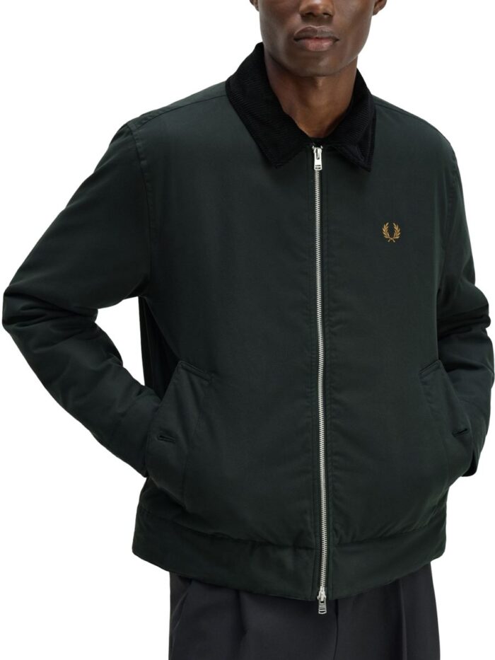 FRED PERRY Giacca Caban Con Logo