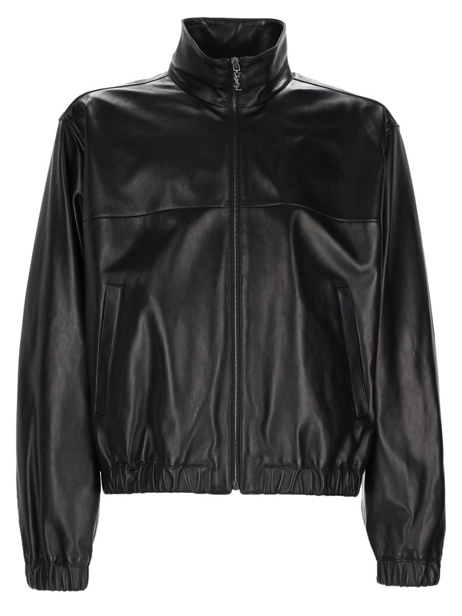Saint Laurent Giacca Cassandre In Pelle