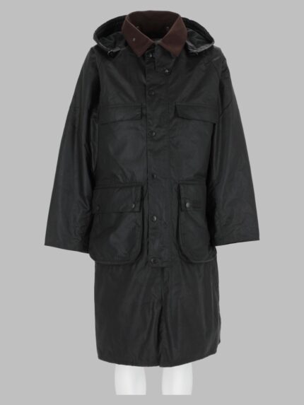 BARBOUR X A.P.C. Giacca Cerata Lunga "Sugar Bedale"