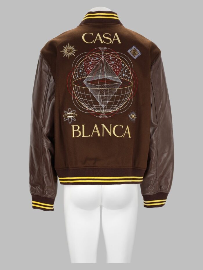 CASABLANCA Giacca College In Lana E Pelle