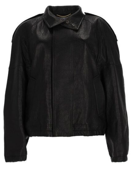 Saint Laurent Giacca "Cordo" In Pelle