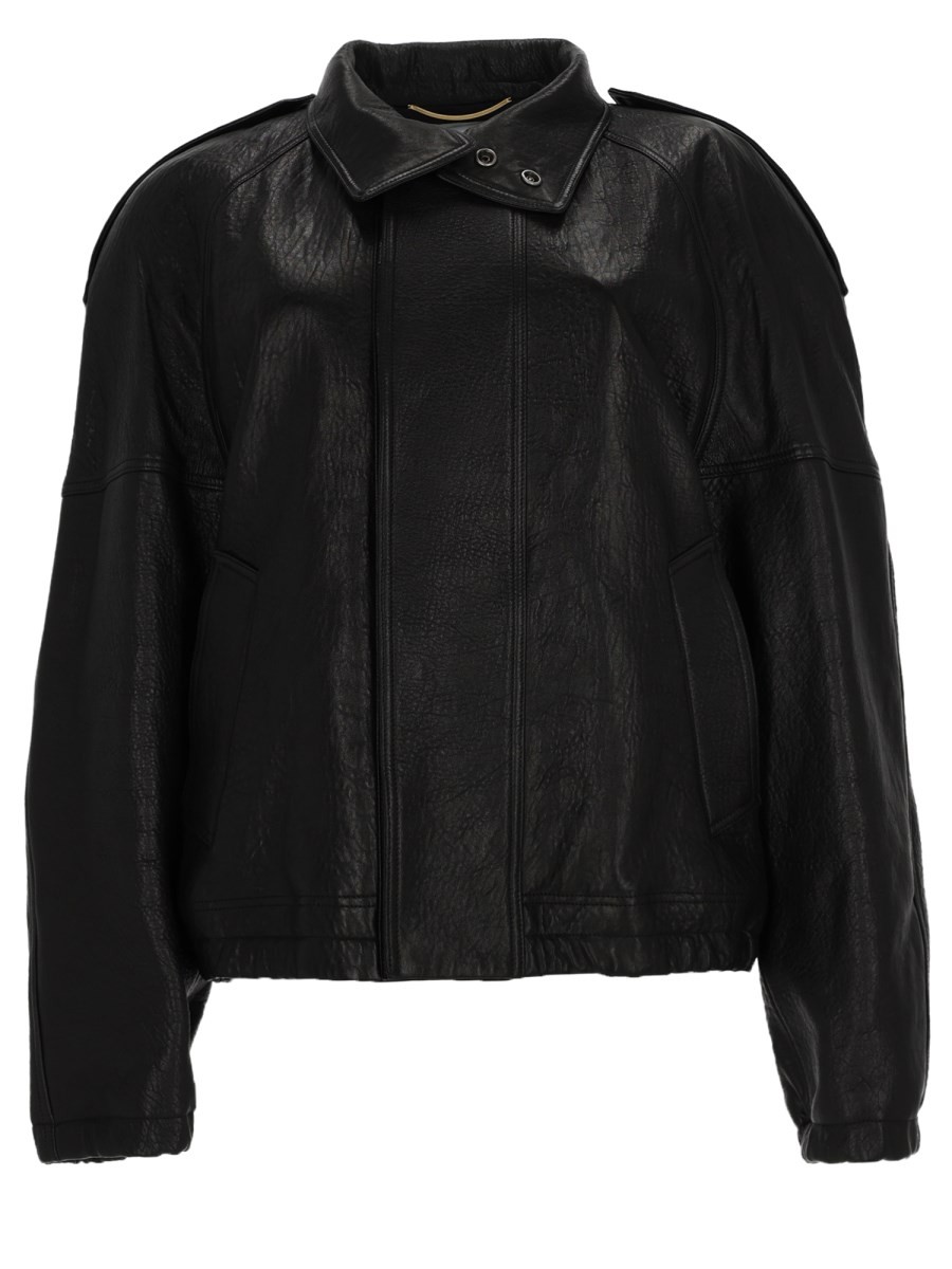 Saint Laurent Giacca "Cordo" In Pelle