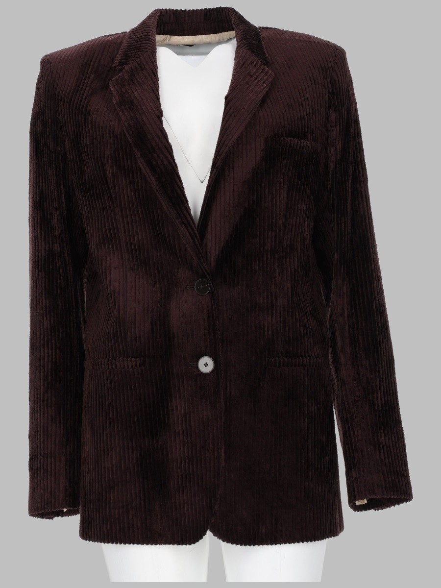 ALYSI GIACCA CORDUROY MONOPETTO