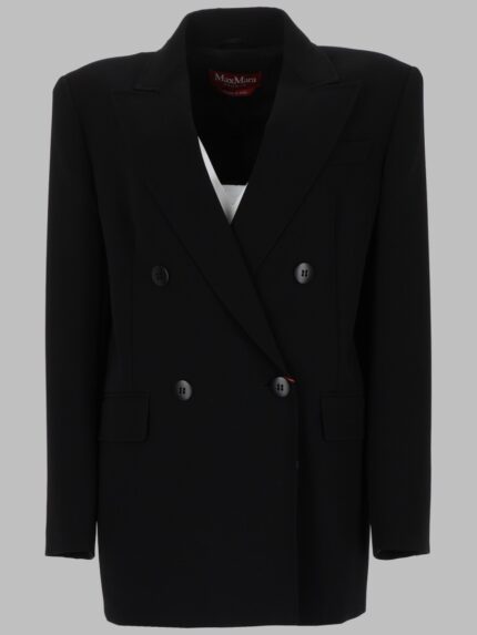 MAX MARA STUDIO GIACCA DOPPIOPETTO IN CADY