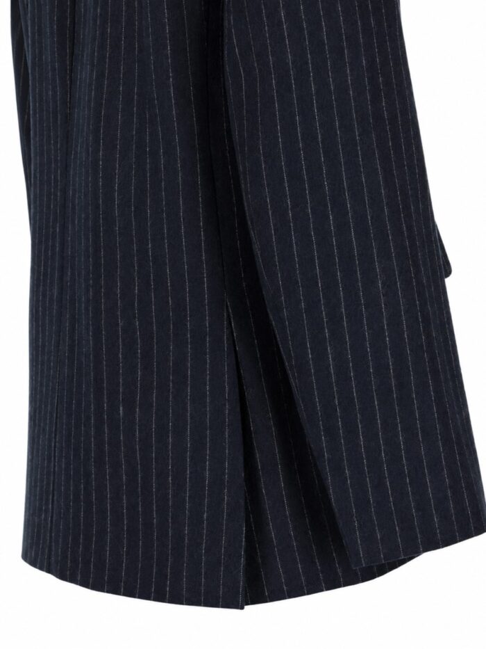S MAX MARA Giacca Doppiopetto In Lana Gessata