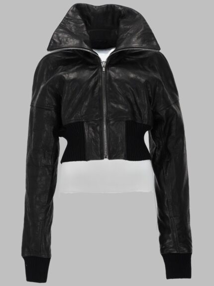 RICK OWENS GIACCA "DRACUFLIGHT CROPPED"