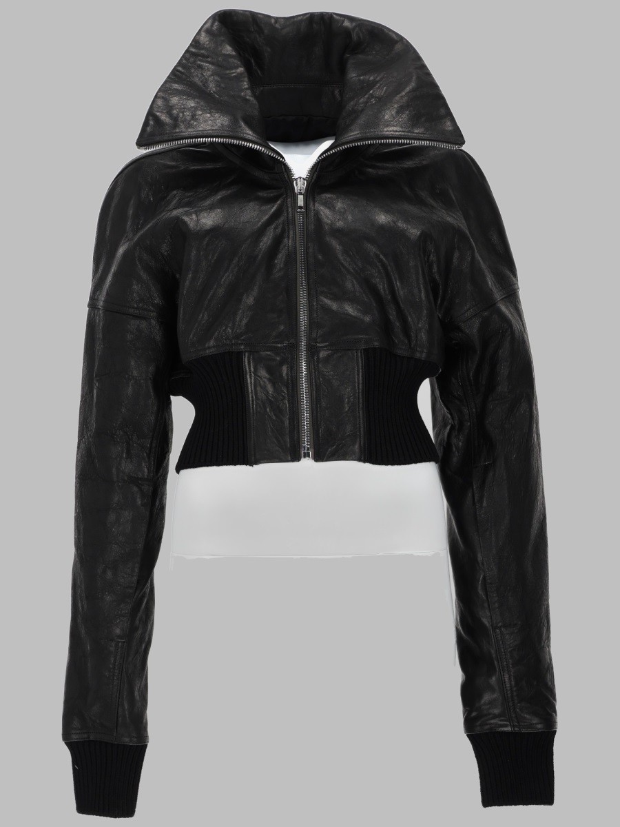 RICK OWENS GIACCA "DRACUFLIGHT CROPPED"