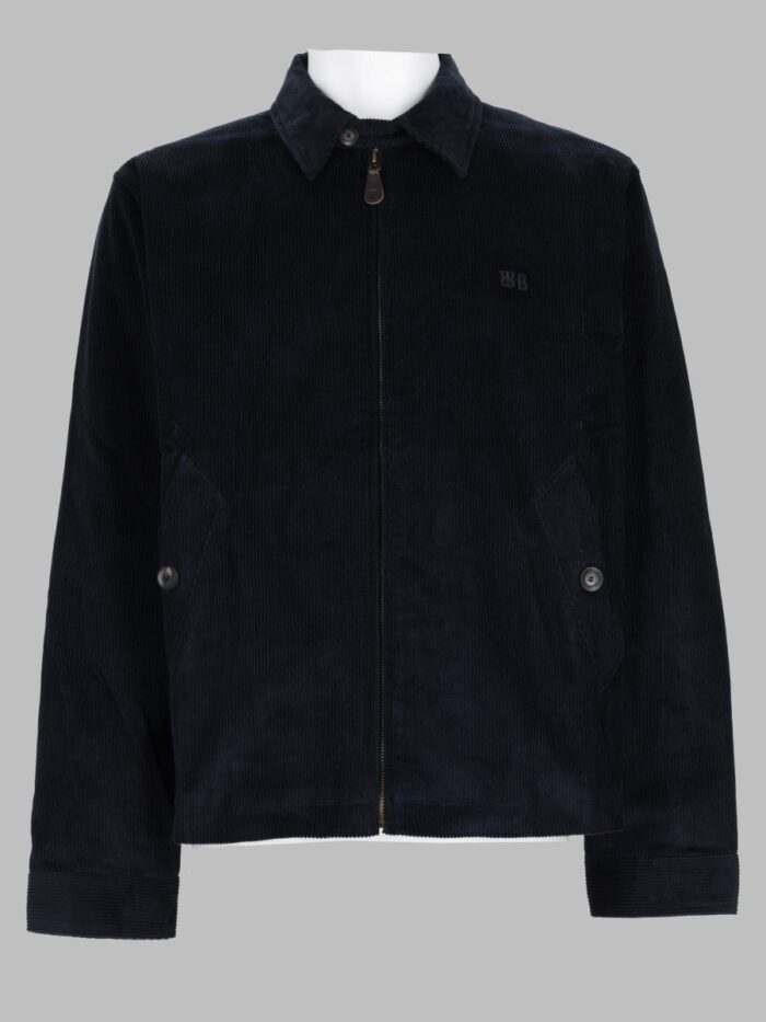 wales bonner giacca "drew" a coste con zip WALES BONNER Giacca "Drew" A Coste Con Zip