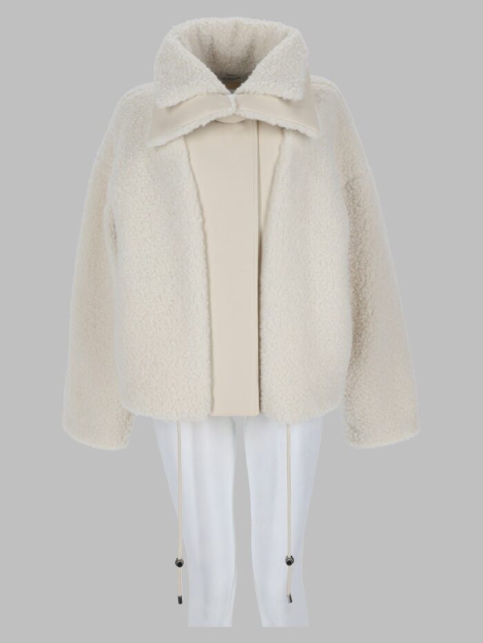 sportmax giacca "filtro" in shearling Sportmax Giacca "Filtro" In Shearling