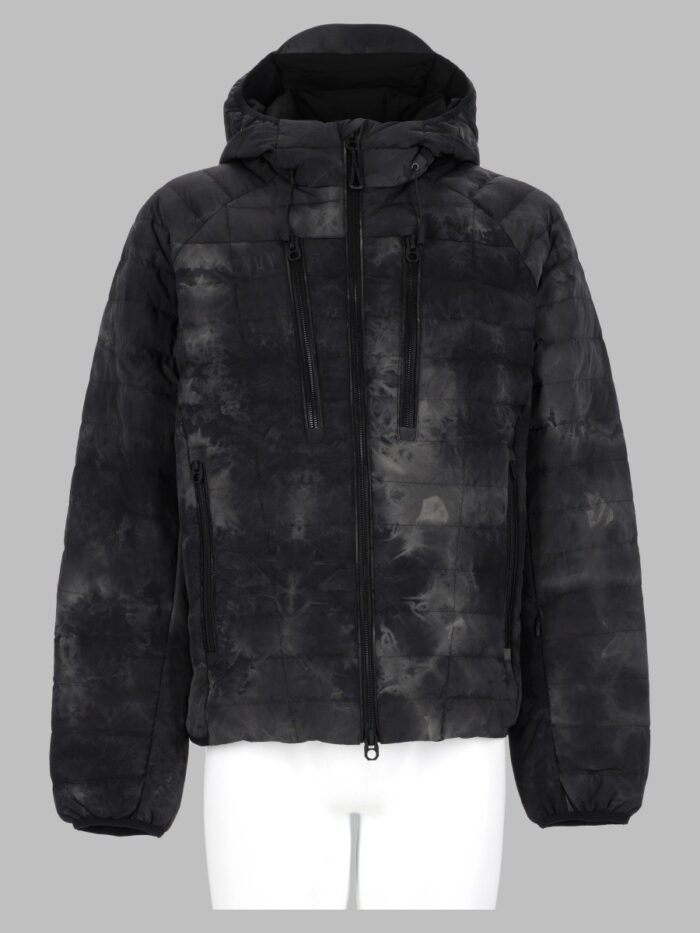 jg1 giacca imbottita "tie dye" con cappuccio JG1 Giacca Imbottita "Tie-Dye" Con Cappuccio