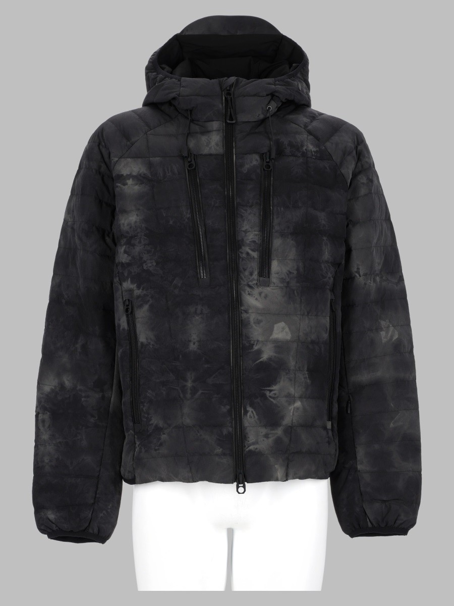 JG1 Giacca Imbottita "Tie-Dye" Con Cappuccio