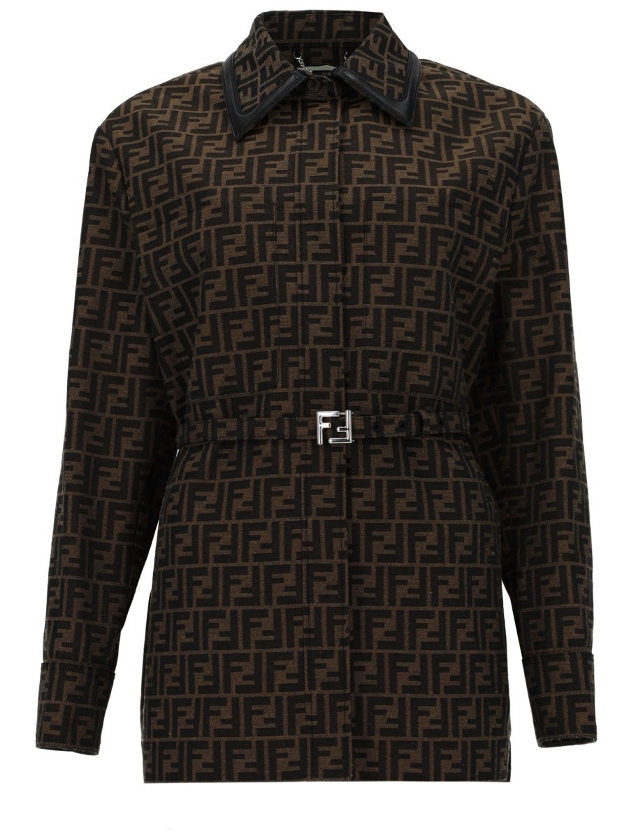 Fendi GIACCA IN CANVAS FF