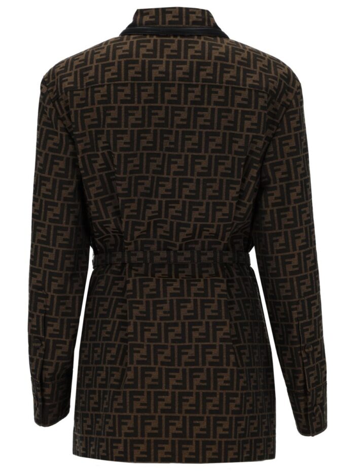 Fendi GIACCA IN CANVAS FF
