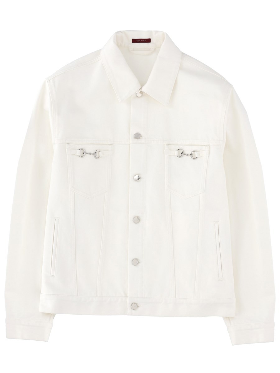 Gucci GIACCA IN DENIM CON MORSETTI